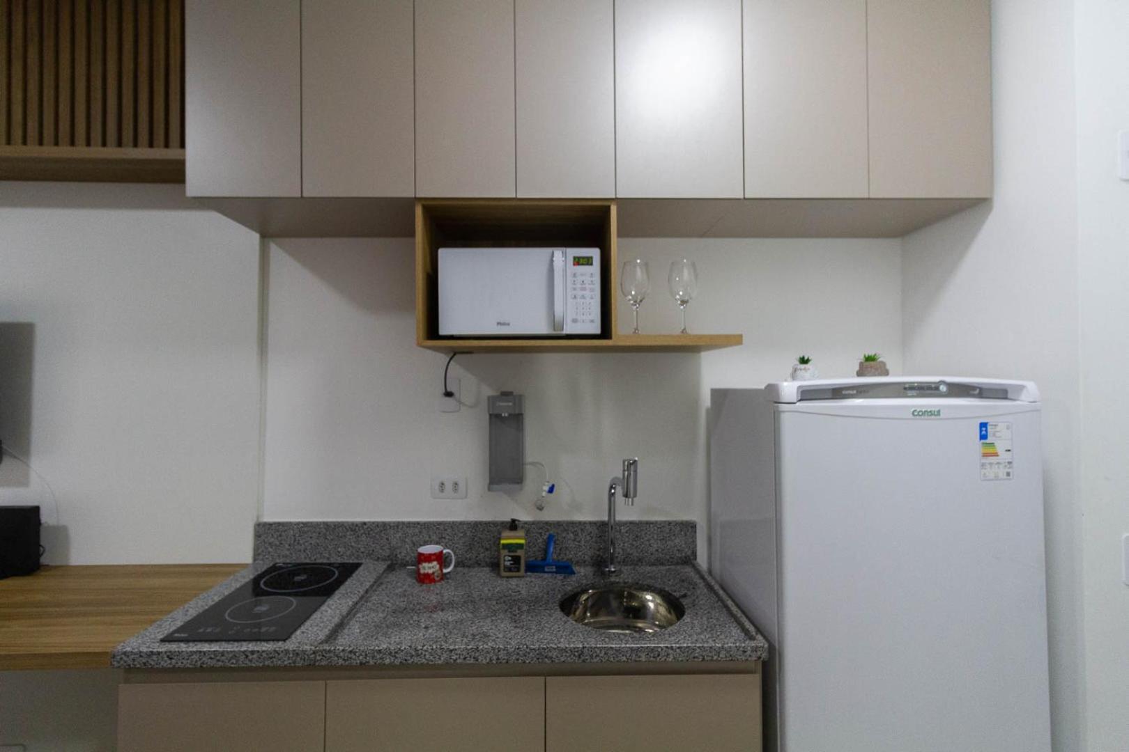公寓 Confortavel E Com Varanda No Alto Da Boa Vista *